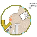 Kugelhaus Kugellager - Besonderer Rückzugsort In Runder Bauweise - Reduziert, Ruhig Und Naturnah Am Tollensesee