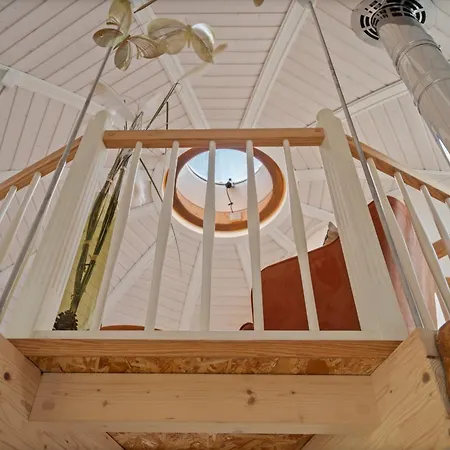 Feriehus Kugelhaus Kugellager - Besonderer Rueckzugsort In Runder Bauweise - Reduziert, Ruhig Und Naturnah Am Tollensesee Wustrow (Penzlin)